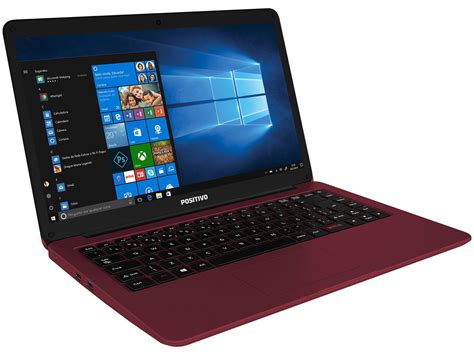 Notebook Positivo Motion Red C41TB Intel Dual Core 4GB 1TB 14