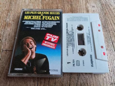 Michel Fugain Les Plus Grands Succes Cassette Audio Tape K Compilation