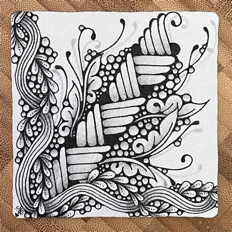 Zentangle Zentangle Drawings Zentangle Artwork Zentangle