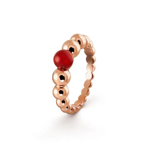 Van Cleef Arpels VCARO63F00 ring Perlée couleurs variation Rose gold