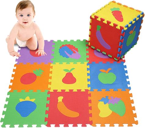 Tapis De Jeu En Mousse Pour B B Ensemble De Pi Ces Puzzle De