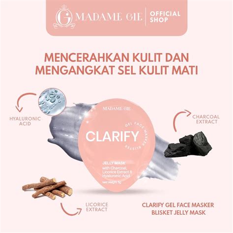 Madame Gie Jelly Mask Skincare Gel Masker Wajah Lazada Indonesia