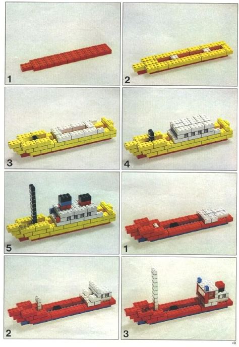 Boten Van Lego Eenvoudige Lego Voorbeelden Voor Kleuters Lego Brick