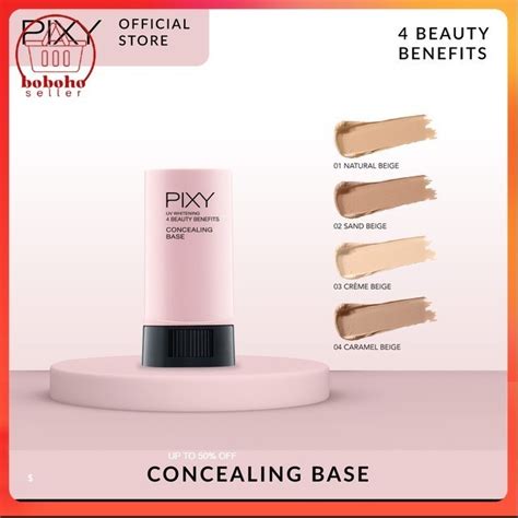 Jual Pixy UV Whitening 4 Beauty Benefits Concealing Base SPF35 PA