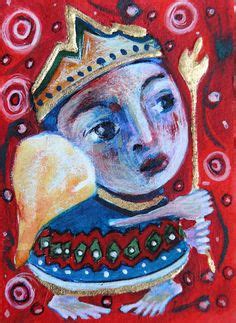 170 Angel Painting Folk Art Naive Art By Mariya Chimeva Ideas