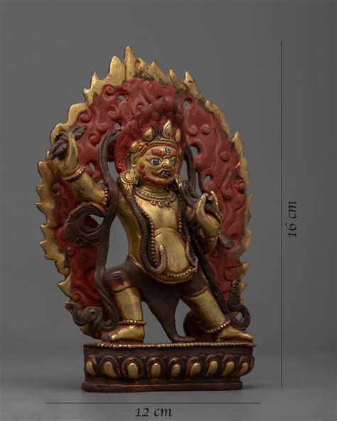 Vajrapani Bodhisattva Small Statue Emblem Of Power And Energy