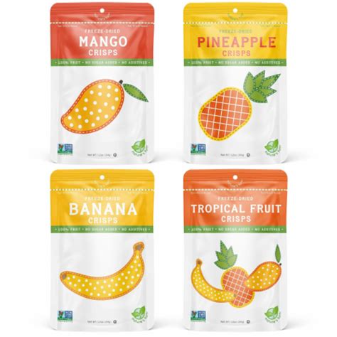 Natures Turn Freeze Dried Fruit Snacks Tropical Fruit Variety Pack