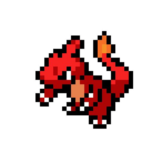 Pixel Art Pokemon Charmeleon