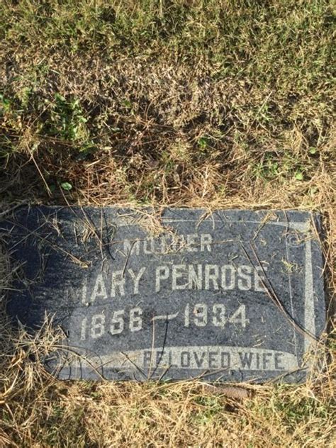 Mary Berryman Penrose 1856 1934 Homenaje De Find A Grave