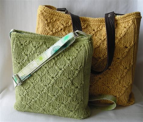 Knitting Pattern Hipster Bag Tote Handbag Purse Espalier Bags Using