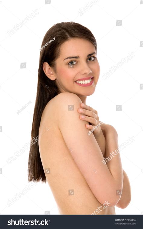 Naked Woman Covering Breasts Stock Photo Shutterstock