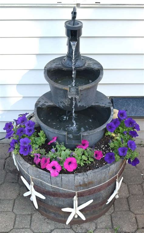 DIY Backyard Drinking Fountain Quench Your Thirst In Style