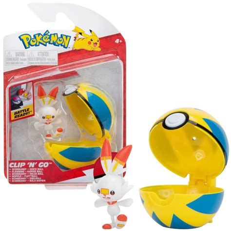 Buy Pok Mon Pokemon Clip And Go Pokeball Pokemon Figure Scorbunny