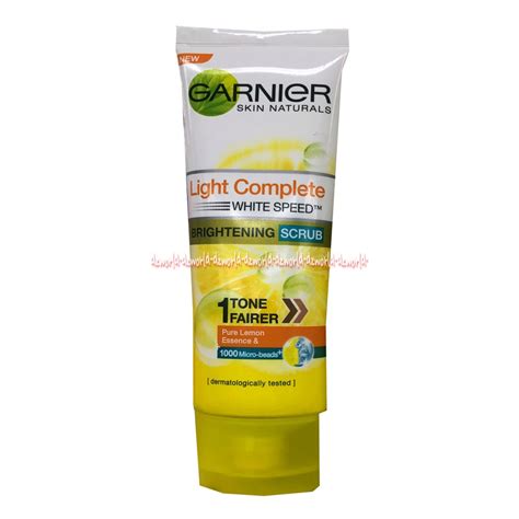 Jual Garnier Light Ml Complete White Speed Brightening Scrub Sabun