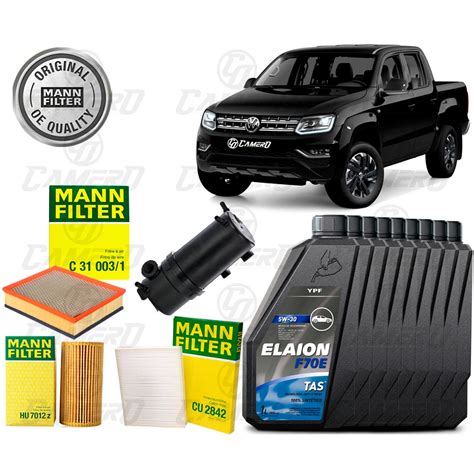 Kit Troca De Leo W E Filtros Vw Amarok V Submarino