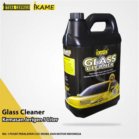 Jual Glass Cleaner Kemasan Jerigen Liter Obat Pembersih Kaca Obat