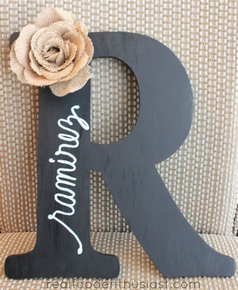 20+ Best DIY Decorative Letters with Lots of Tutorials - For Creative Juice