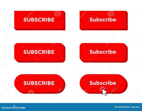 Click 3d Subscribe Button Icon Vector. Elements of Channel Subscriptions Stock Vector ...