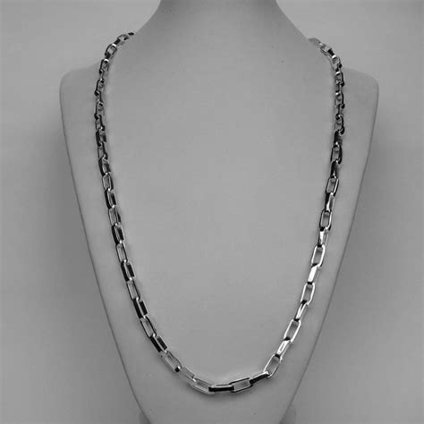 Collana Uomo Lunghezza Cm In Argento