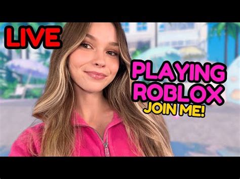 Live Playing Roblox Join Me Youtube