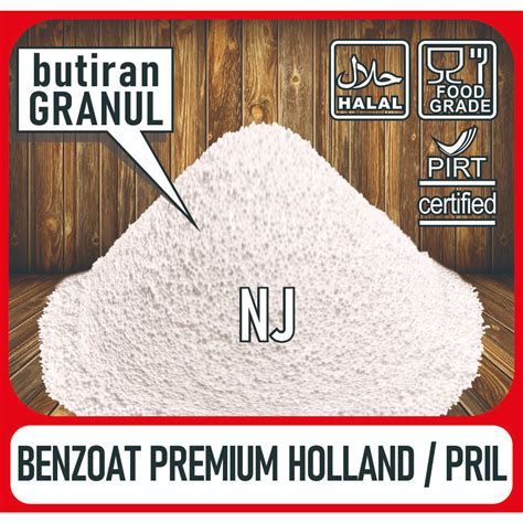 Jual Sodium Natrium Benzoat Premium Prill Kg Shopee Indonesia