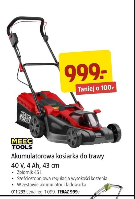 Kosiarka Akumulatorowa Meec Tools Taniej Promocja Jula Ding Pl