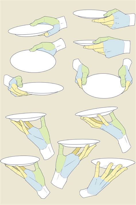 Holding Plate Reference By Moa Hand Drawing Reference Drawing