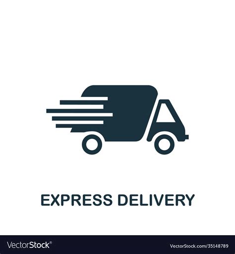 Express Delivery Icon Simple Element From Vector Image