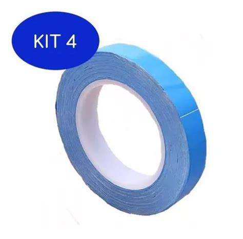 Kit 4 Fita Dupla Face Alta Temperatura Para Barra De Led Parcelamento