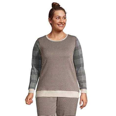 Plus Size Lands End Sport Sweatshirt Tunic