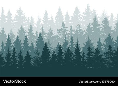 Forest background beautiful landscape wallpaper Vector Image