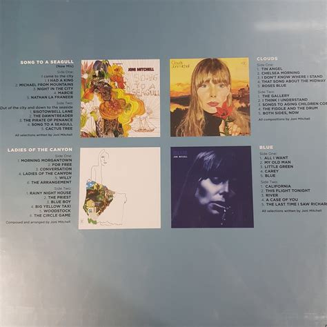 Joni Mitchell The Reprise Album 1968 1971 4cd Box Set Grevillerecords