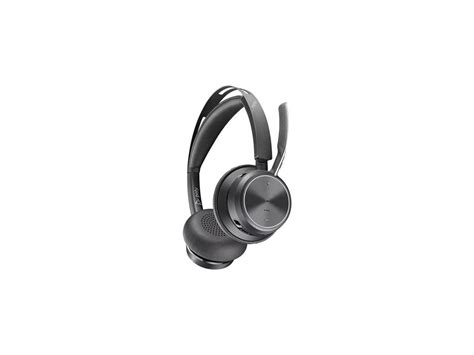 Poly Voyager Focus 2 Uc Usb A Headset With Stand Plantronics Bluetooth Stereo Headset