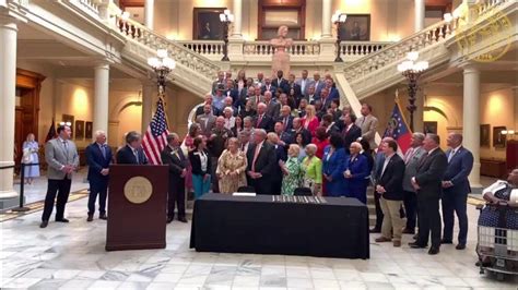 Watch Live Gov Kemp Signs Budget With Pay Raises For Teachers Law