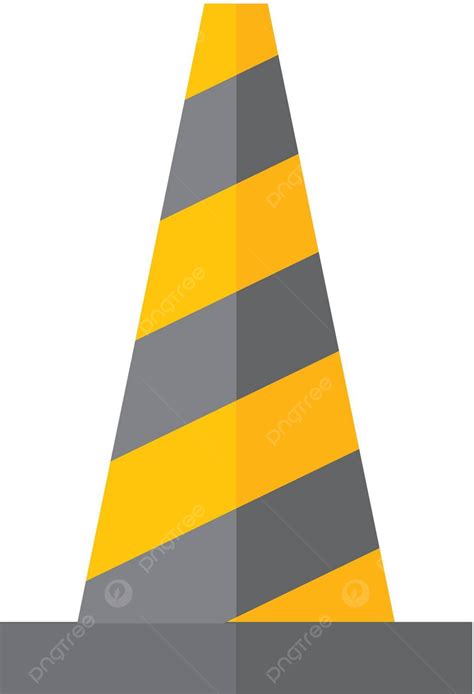 Flat Icon Traffic Cone Icons Barrier Alert Vector Icons Barrier