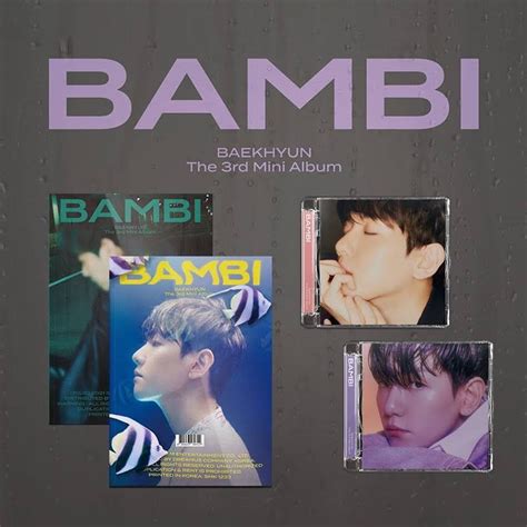 Jual SEALED BAEKHYUN BAMBI ALBUM PHOTOBOOK JEWEL BAMBI NIGHT