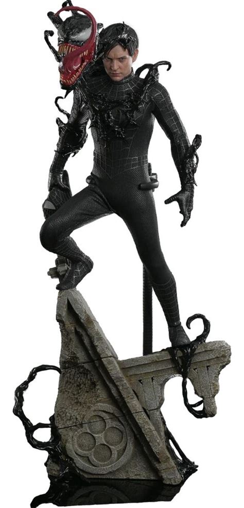 Hot Toys Spider Man Spider Man Black Suit Th Scale Deluxe Figure Hot Toys Spiderman Men