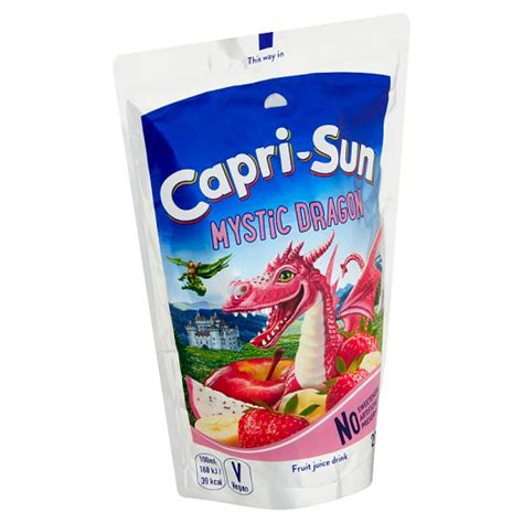 Capri Sun Mystic Dragon Fruit Juice Drink 200 Ml Tesco Groceries