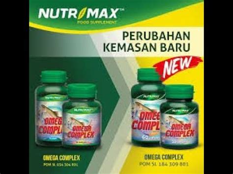 Nutrimax Omega Complex 3 6 9 Vitamin E Isi 30 Ori BPOM Nutrisi