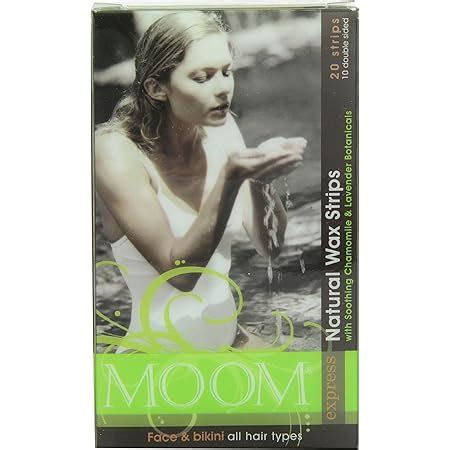 Amazon Moom Express Pre Waxed Strips For Face Bikini Strip Boxes Pack Of Hair