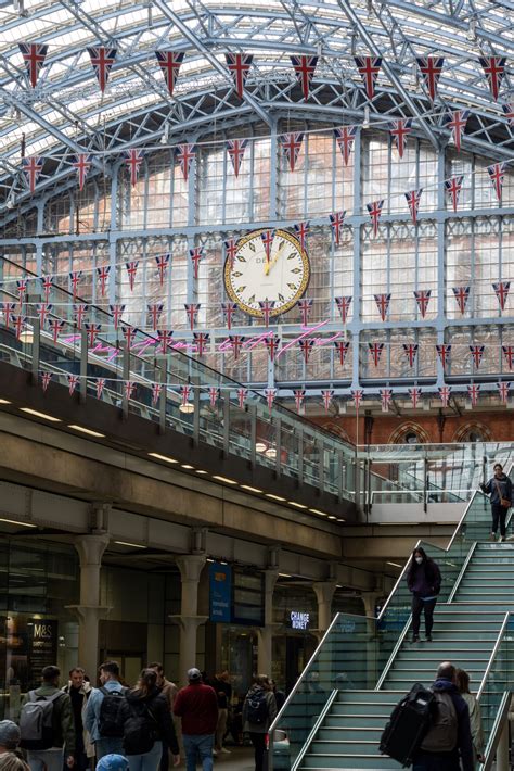 London St Pancras Station celebrates the coronation - insideKENT