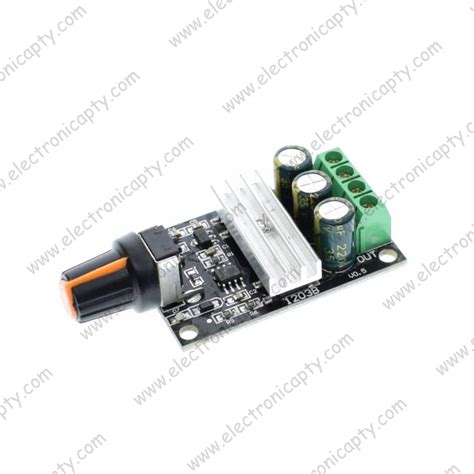 Modulos Y Sensores Controlador De Velocidad Para Motor Dc Pwm V V A