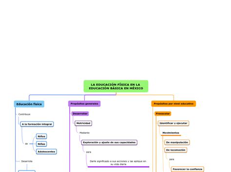 La Educaci N F Sica En La Educaci N B Sica Mind Map