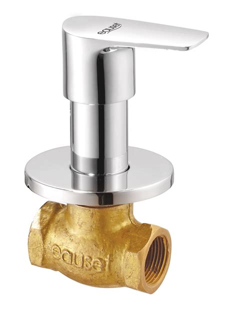 Concealed Stop Cock Mm With Wall Flange Eauset Luxury Faucets