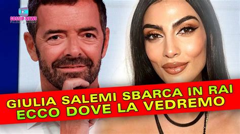 Giulia Salemi Sbarca In Rai Ecco Dove La Vedremo Youtube