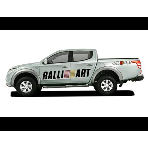 Jual Cutting Sticker Striping Mobil Doble Cabin Strada Dmax Navara