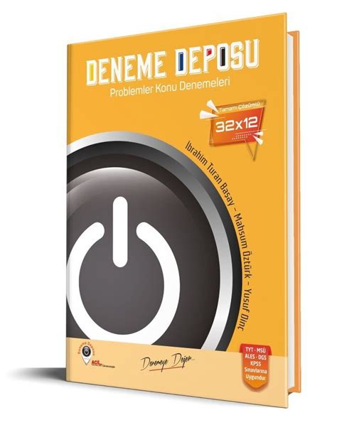 Deneme Deposu Tyt Problemler Konu Denemeleri Kitap Ler Ler