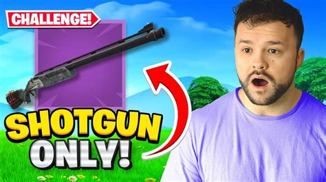 The New Ranger Shotgun Only Challenge In Fortnite Youtube