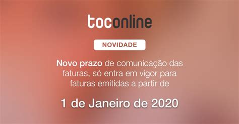 Comunicação dos elementos das faturas até ao dia 12 de cada mês TOConline