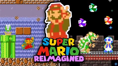 Super Mario But Reimagined Smb Reimagined Map Pack In Mari0 Youtube